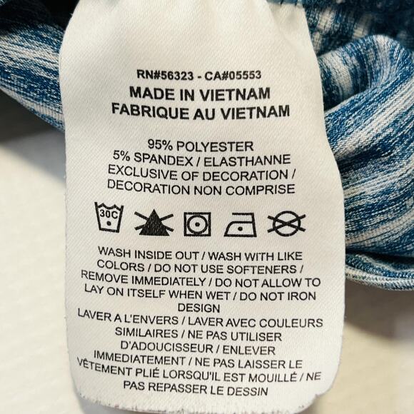 Nike Dri-FIT Polo Shirt Mens XL Blue White Striped Golf Tiger Woods Athletic - Picture 7 of 12